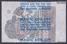 1961 Topps Bb- Magic Rub Offs- Yogi Berra, Yankees