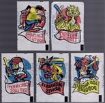 1961 Topps Bb- Magic Rub Offs- 5 Diff Teams
