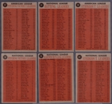 1962 Topps Badseball- 6 Diff Leaders