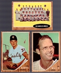 1962 Topps Bb- 3 Diff green tint variations
