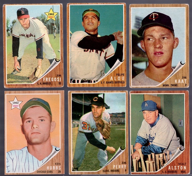 1962 Topps Bb- 6 Diff