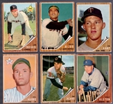 1962 Topps Bb- 6 Diff