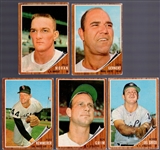 1962 Topps Bb- 9 Hi#’s