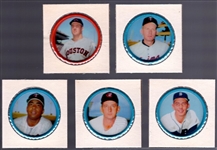 1963 Salada Bb Metal Coins- 5 Diff