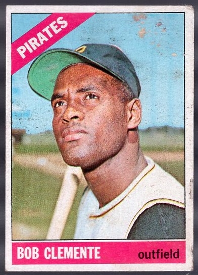 1966 Topps Baseball- #300 Bob Clemente, Pirates