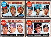 1968 Topps Bb- 17 Leaders