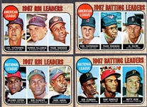 1968 Topps Bb- 15 Leaders