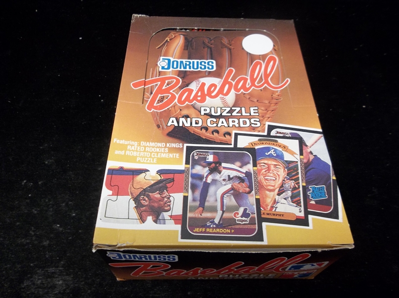 1987 Donruss Baseball- One Unopened Wax Box