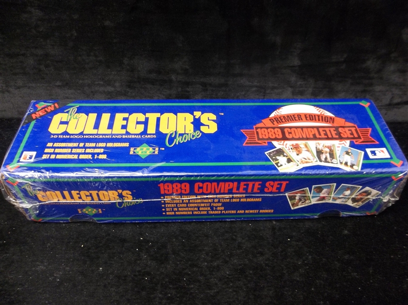 1989 Upper Deck Baseball- One Unopened Factory Set of 800