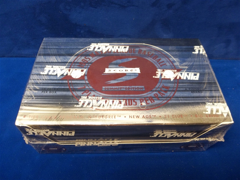 1995 Summit Baseball- One Unopened Wax Box- Sealed in factory shrink-wrap as issued