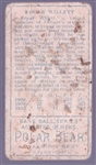1911 T205 Bb- Willett, Detroit- Polar Bear back