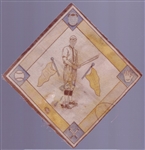 1914 B18 Baseball Blanket-Hank Robinson, St. Louis NL- Yellow basepaths