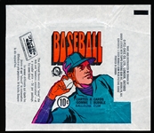 1972 O-Pee-Chee Baseball- 10 Cent Wrapper- “Thrills” side panel.