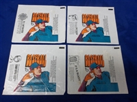 1972 Topps Baseball – 4 Wrappers