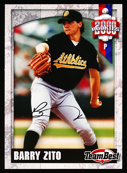 2000 Team Best MiLB “2000 Rookies Autograph”- Barry Zito, A’s