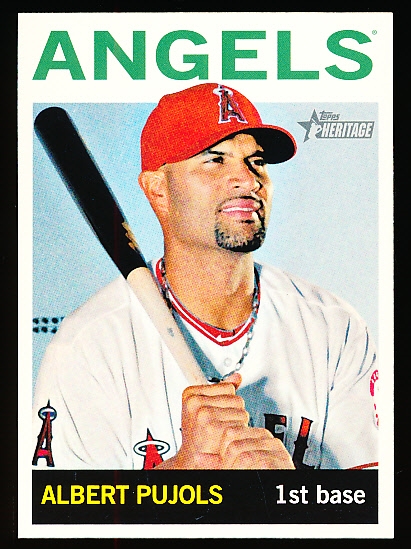 2013 Topps Heritage Bsbl. #470 Albert Pujols SP