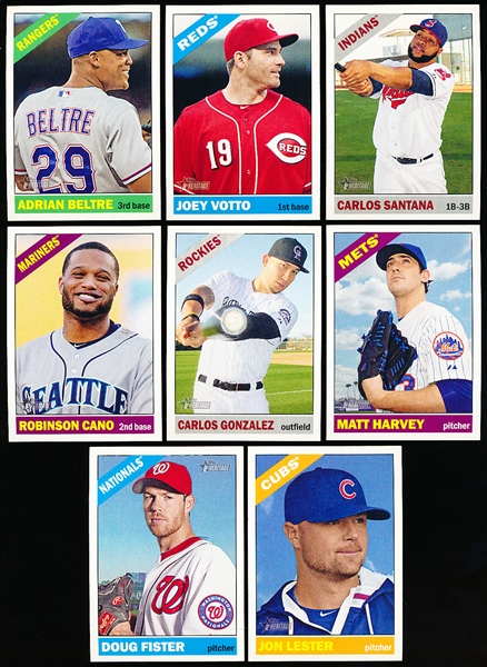2015 Topps Heritage Bsbl.- 8 Diff. SP’s