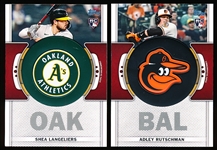 2023 Topps Bsbl. “Commemorative Team Logo Patch Relic”- 2 Diff. “RC’s”
