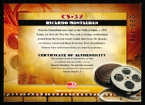 2008 Donruss Americana Non-Sports “Cinema Stars Relic” #CS-32 Ricardo Montalban- #23/150.