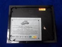 Autographed 2002 Playoff Memorabilia 8” x 10” Framed MLB Jersey # Item- Willie McCovey, Giants