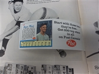 4/13/62 Life Magazine with Mickey Mantle/ Roger Maris Post Cereal Card Insert Intact