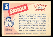 1959 Fleer “The 3 Stooges” (R730-1)- #1 Curly