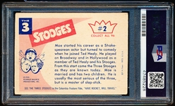 1959 Fleer “The 3 Stooges” (R730-1)- #2 Moe- PSA Graded VG-EX 4