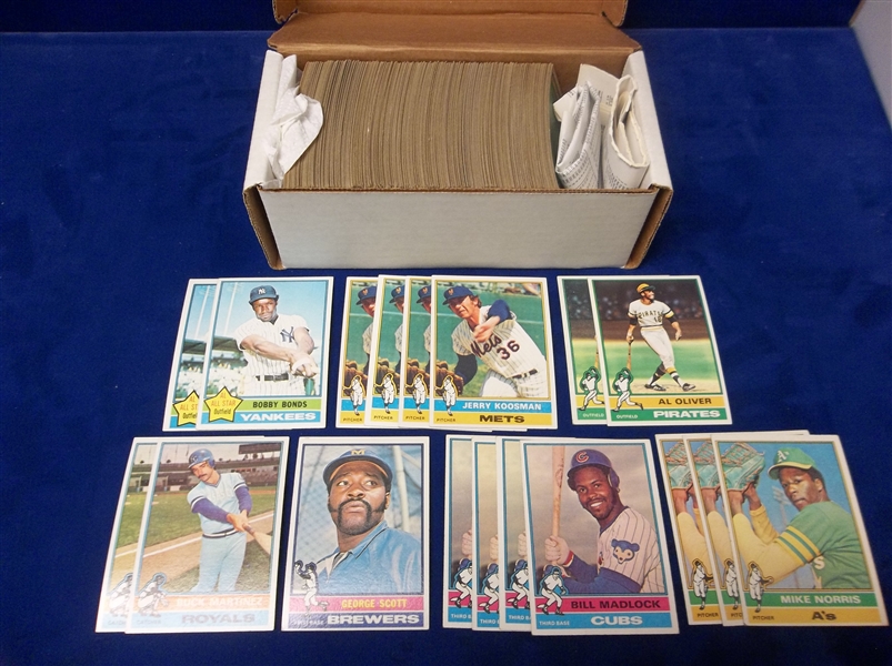 1976 Topps Baseball- 250 Asst