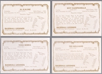 1980 Cramer- Baseball Legends- Series 3 (No. 61-90)