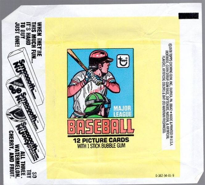 1979 Topps Baseball- 20 Wrappers