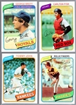 1980 Topps Baseball- 10 Stars