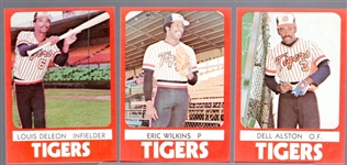 1980 TCMA Minor League Bb- Tacoma Tigers- Near Set of 25 of 28