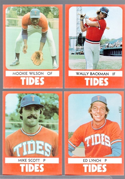 1980 TCMA Minor League Bb- Tidewater Tides- Complete Set of 24