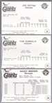 1981 Valley Nat Bank- Phoenix Giants Minor League Bb Set of 27