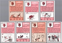 1966 Topps Football- 7 Diff San Diego Chargers