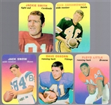 1970 Topps Fb Super Glossy- 5 Diff