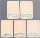1970 Topps Fb Super Glossy- 5 Diff