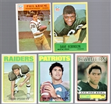 Five Football Cards