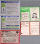 Five Football Cards