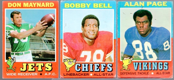 1971 Topps Football- 65 Asst