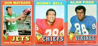 1971 Topps Football- 65 Asst