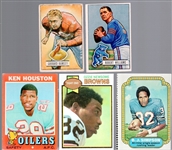 Five Football Cards