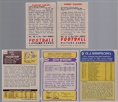 Five Football Cards