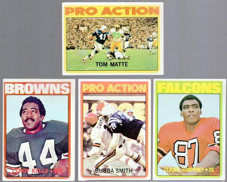 1972 Topps Football- 50 Asst