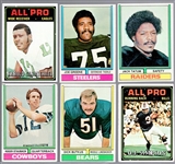 1974 Topps Fb- 6 Diff