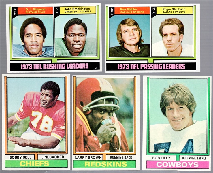 1974 Topps Fb- 35 Asst