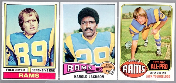 1974-76 Topps Fb- Los Angeles Rams- 59 Diff