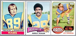 1974-76 Topps Fb- Los Angeles Rams- 59 Diff