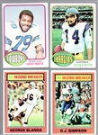 1976 Topps Fb- 18 Cards