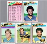 1977 & 1978 Topps Fb- 68 Asst LA Rams